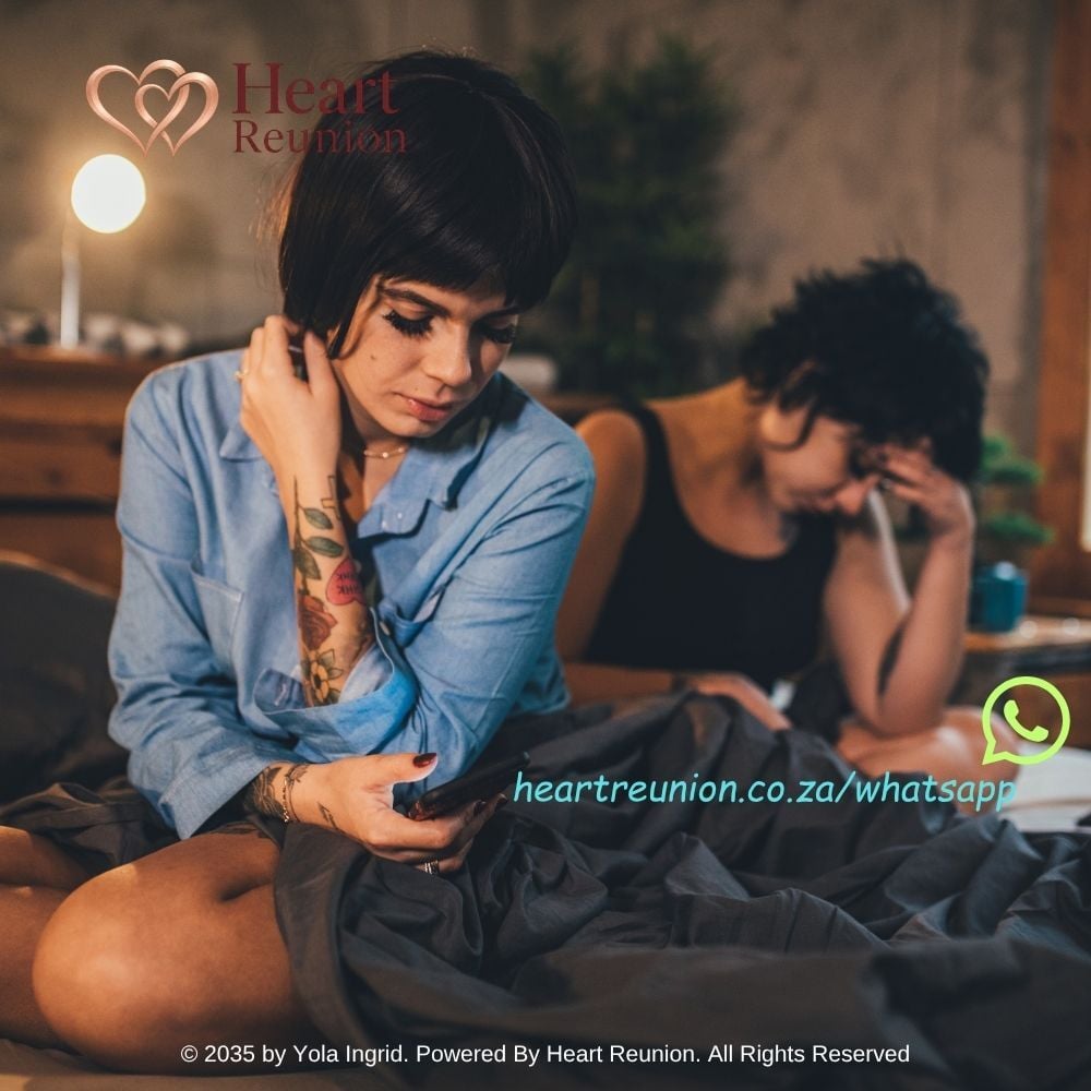 Couple working through emotional distance and concerns about trust in their relationship (1)