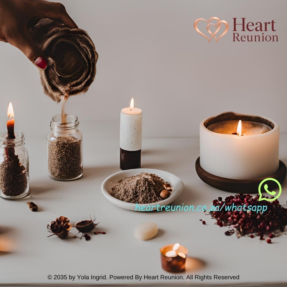 Visualization and meditation techniques being used to focus intention in a love spell.